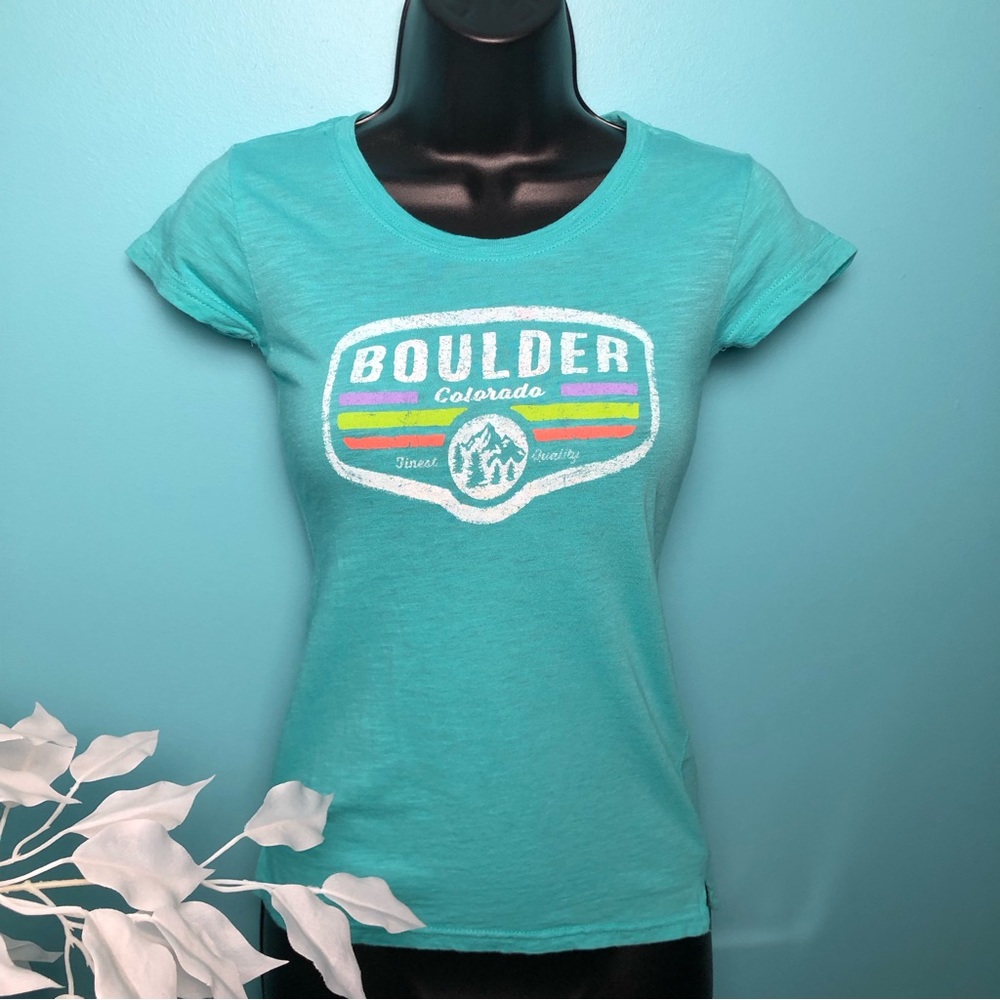 Junior Slim Fit T Shirt With Scoop Neck & Cap Sleeve